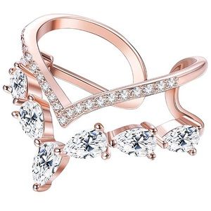 Adjustable Rose Gold Toned Ring